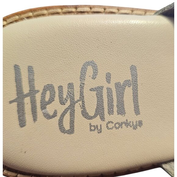 Hey Girl by Corky’s Bone Block Party Platform Open Toe Sandals BOHO US 9 - Picture 7 of 11